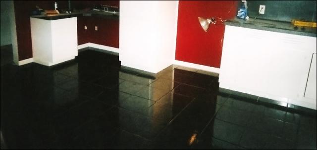 Black Kitchen Tile